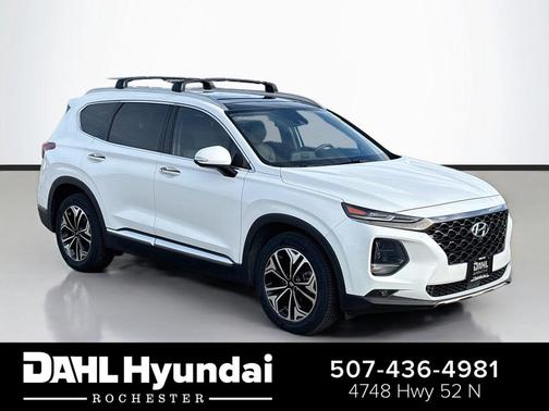 Quartz White 2020 Hyundai SANTA FE Limited 2.0T