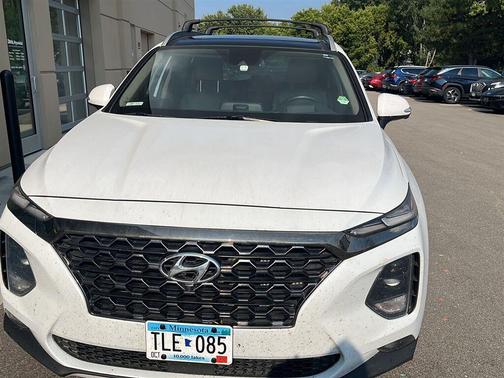 Quartz White 2020 Hyundai SANTA FE Limited 2.0T