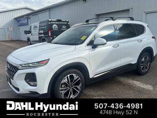 Quartz White 2020 Hyundai SANTA FE Limited 2.0T