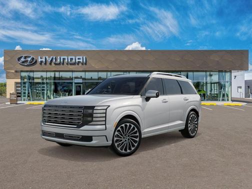 Creamy White Pearl 2027 Hyundai Palisade Hybrid Calligraphy
