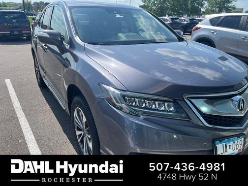 Modern Steel Metallic 2017 Acura RDX Advance Package