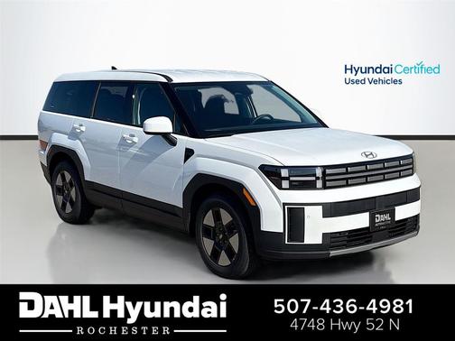 Serenity White 2026 Hyundai SANTA FE HEV SE AWD