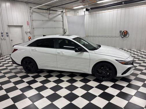 Serenity White 2026 Hyundai ELANTRA Sport