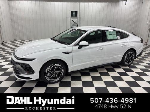 Serenity White 2026 Hyundai SONATA SEL