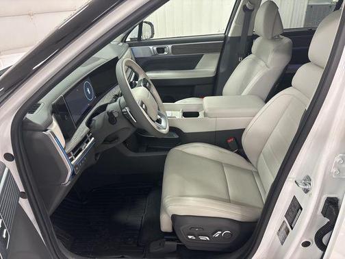 Serenity White 2026 Hyundai SANTA FE HEV Calligraphy