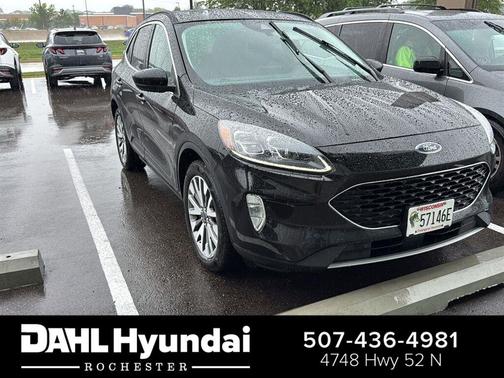 Agate Black Metallic 2022 Ford Escape Titanium