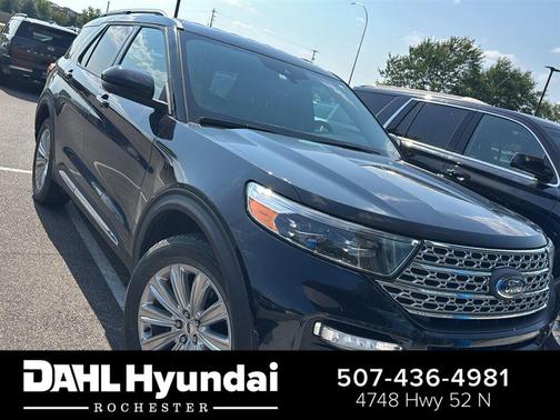 Agate Black Metallic 2020 Ford Explorer Limited