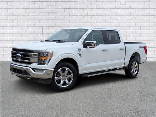 Star White Metallic Tri-Coat 2021 Ford F-150 Lariat
