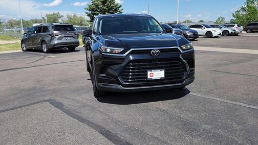 Midnight Black Metallic 2025 Toyota Grand Highlander XLE