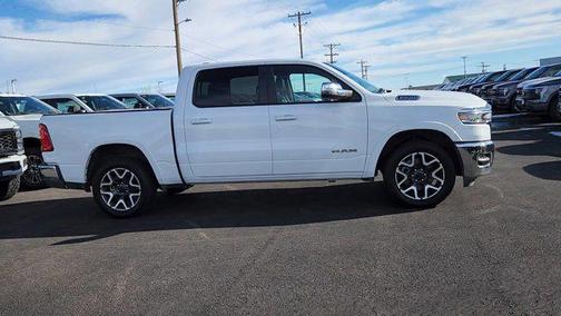 Bright White Clearcoat 2025 RAM 1500 Laramie