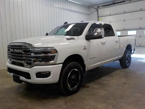 White 2026 RAM 2500 Laramie 4x4 Crew Cab 6'4'' Box