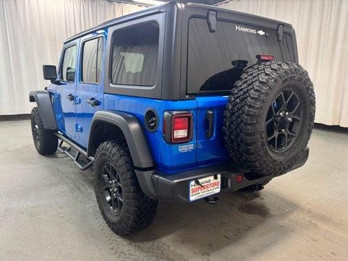 Hydro Blue Pearlcoat 2024 Jeep Wrangler Sport