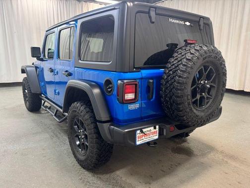 Hydro Blue Pearlcoat 2024 Jeep Wrangler Sport