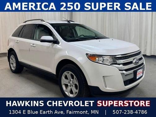 White Platinum Clearcoat Metallic 2013 Ford Edge SEL