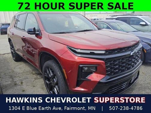 Radiant Red 2025 Chevrolet Traverse RS