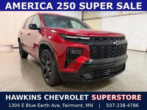 Radiant Red 2025 Chevrolet Traverse RS