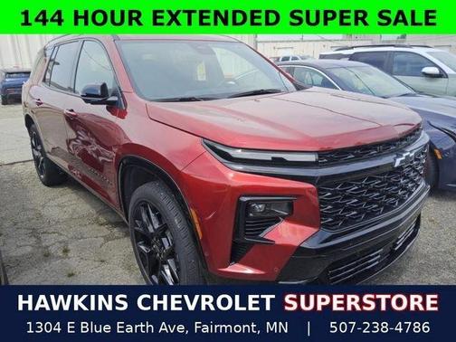 Radiant Red 2025 Chevrolet Traverse RS