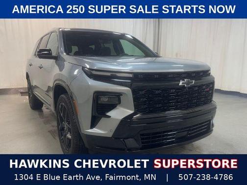 Sterling Gray Metallic 2024 Chevrolet Traverse RS