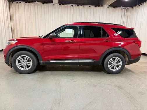 Red 2020 Ford Explorer XLT