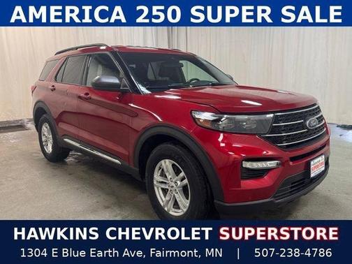 Red Metallic 2020 Ford Explorer XLT