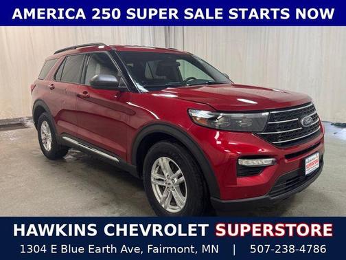 Red Metallic 2020 Ford Explorer XLT