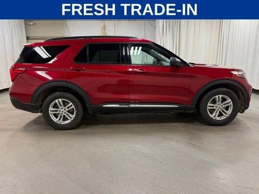 Red 2020 Ford Explorer XLT