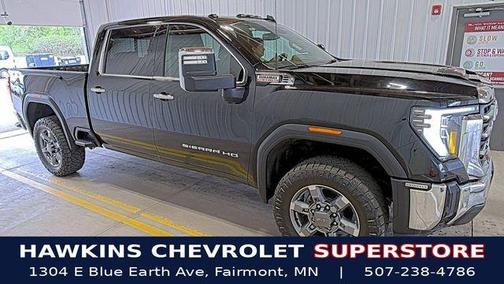Onyx Black 2025 GMC Sierra 3500 SLT