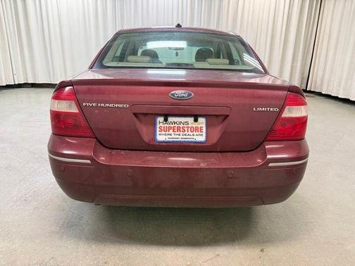 Red 2007 Ford Five Hundred Limited