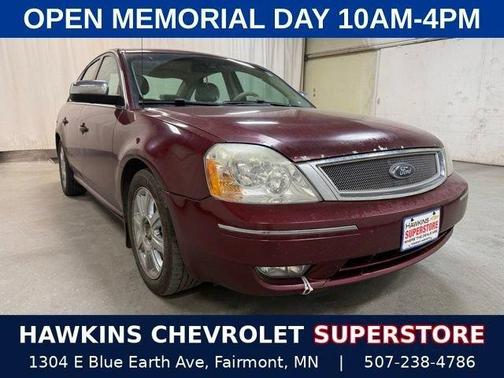 Red 2007 Ford Five Hundred Limited