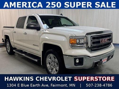 White Diamond Clearcoat 2015 GMC Sierra 1500 SLT