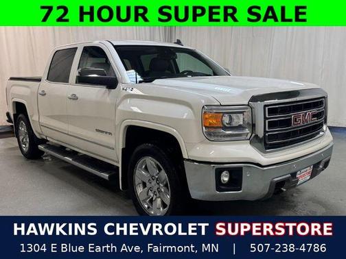 White Diamond Clearcoat 2015 GMC Sierra 1500 SLT