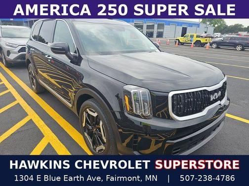 Ebony Black 2025 Kia Telluride S