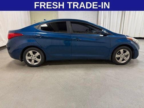 Windy Sea Blue 2013 Hyundai ELANTRA GLS