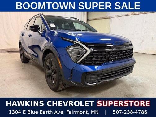 Sapphire Blue 2025 Kia Sportage X-Line