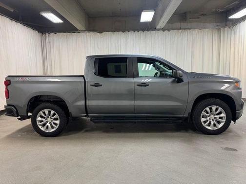 Satin Steel Metallic 2021 Chevrolet Silverado 1500 Custom