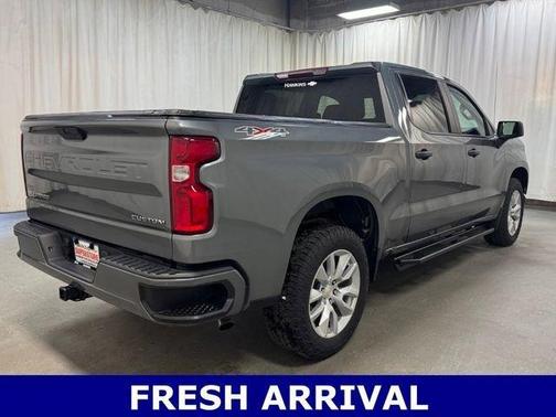 Satin Steel Metallic 2021 Chevrolet Silverado 1500 Custom