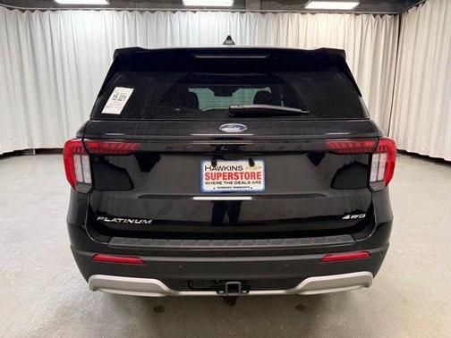 Agate Black Metallic 2025 Ford Explorer Platinum
