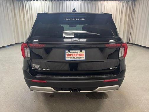 Agate Black Metallic 2025 Ford Explorer Platinum