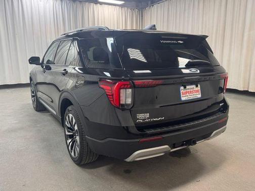 Agate Black Metallic 2025 Ford Explorer Platinum