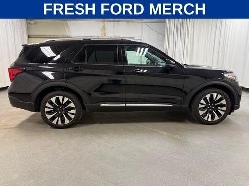 Agate Black Metallic 2025 Ford Explorer Platinum