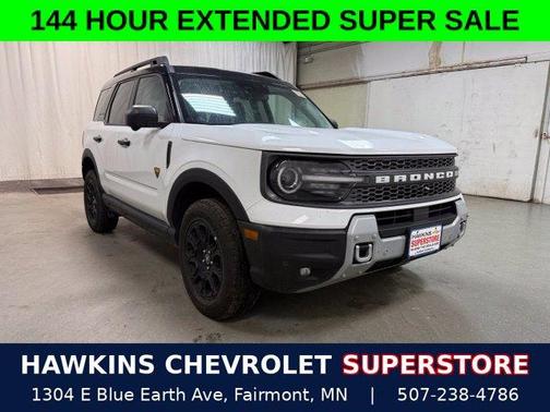Oxford White 2025 Ford Bronco Sport Badlands