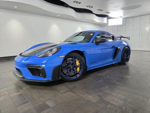 Blue 2023 Porsche 718 Cayman GT4 RS