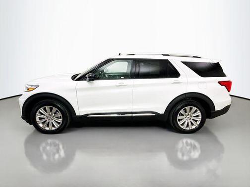 Star White Metallic Tri-Coat 2024 Ford Explorer Limited