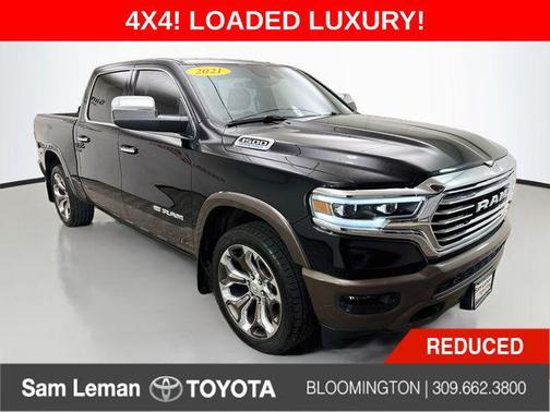 Diamond Black Crystal Pearlcoat 2021 RAM 1500 Longhorn