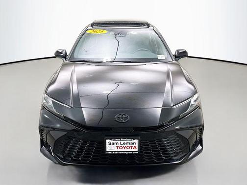 Midnight Black Metallic 2025 Toyota Camry XSE