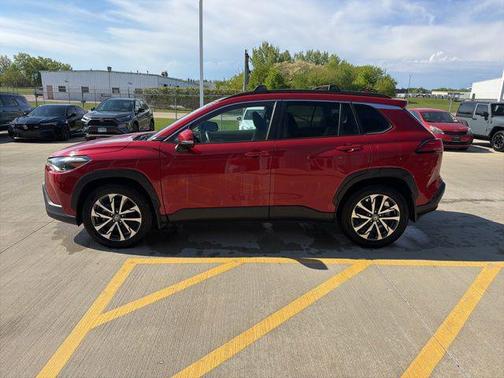 Barcelona Red Metallic 2023 Toyota Corolla Cross XLE