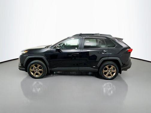 Midnight Black Metallic 2025 Toyota RAV4 Hybrid Woodland Edition