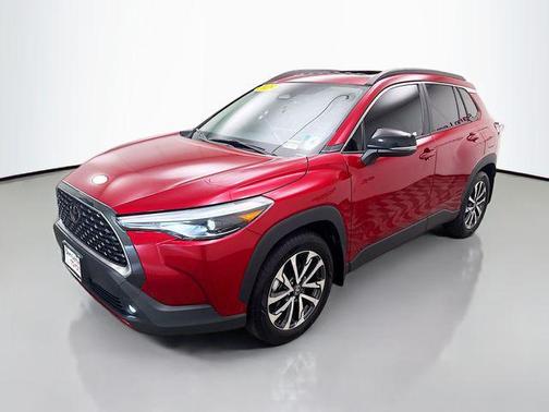 Soul Red Crystal 2025 Toyota Corolla Cross XLE