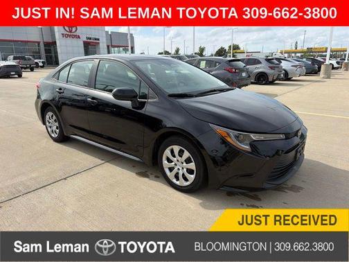 Midnight Black Metallic 2025 Toyota Corolla LE