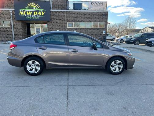 Gray 2014 Honda Civic LX